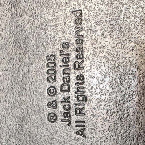 2005 Jack Daniels Old No.7 Brand  Gray/Black Metal Belt Buckle. - Picture 6 of 8